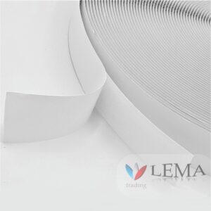 Ruban auto-agrippant adhésif acrylique 100 mm blanc – Image 1