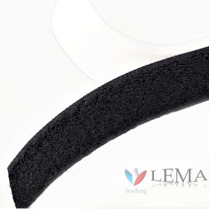 Ruban auto-agrippant adhésif acrylique 150 mm noir – Image 2