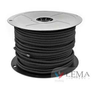 Sandow polyéthylène 9 mm noir – Image 1