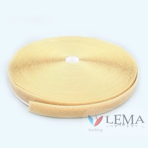 Auto-agrippant à coudre 30 mm beige – Image 1