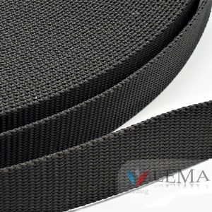 Sangle polypropylène 80 mm noire – Image 2